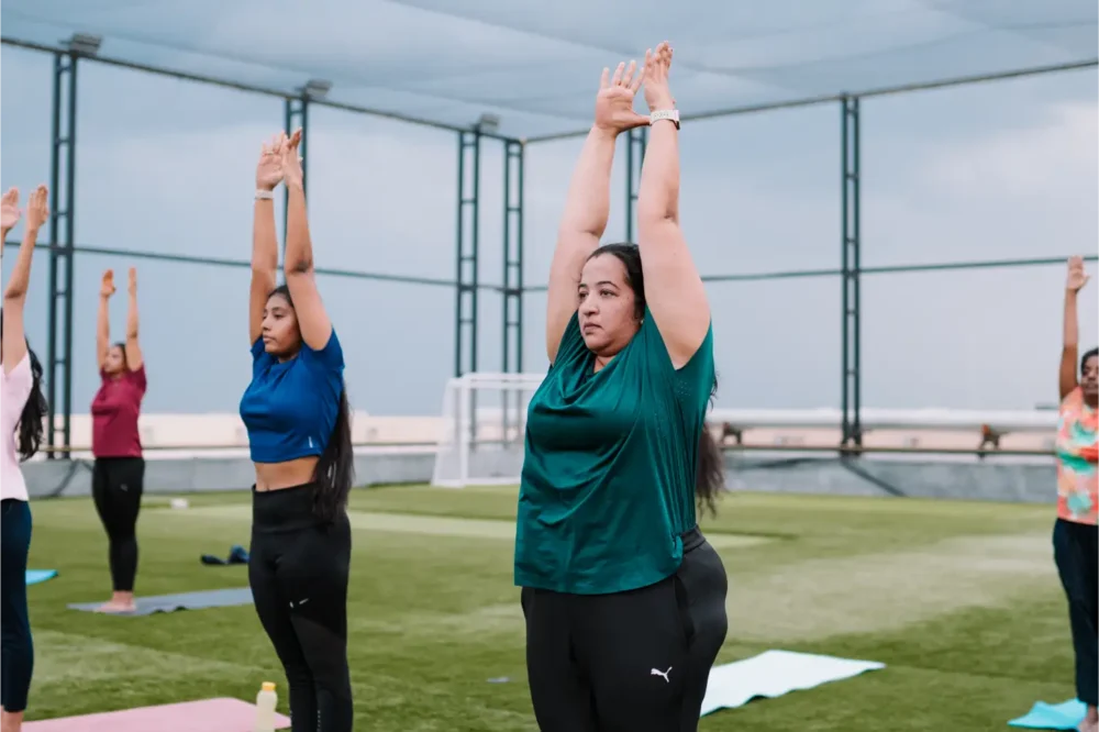 Morning Outdoor Yoga in Besant Nagar Chennai