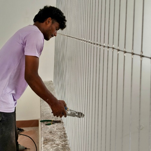 Invisible grill for balcony installation 2026