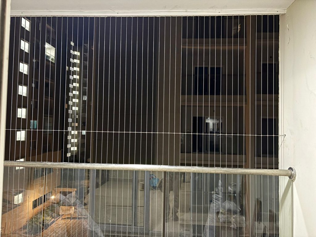 Invisible grill for balcony installation hyderabad